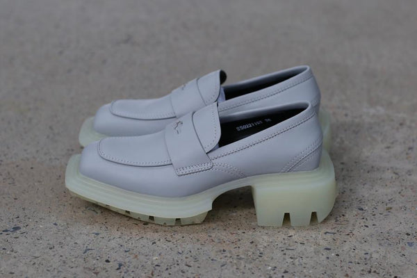 untitlab grey jelly reel derby shoes SS0221103 PU3